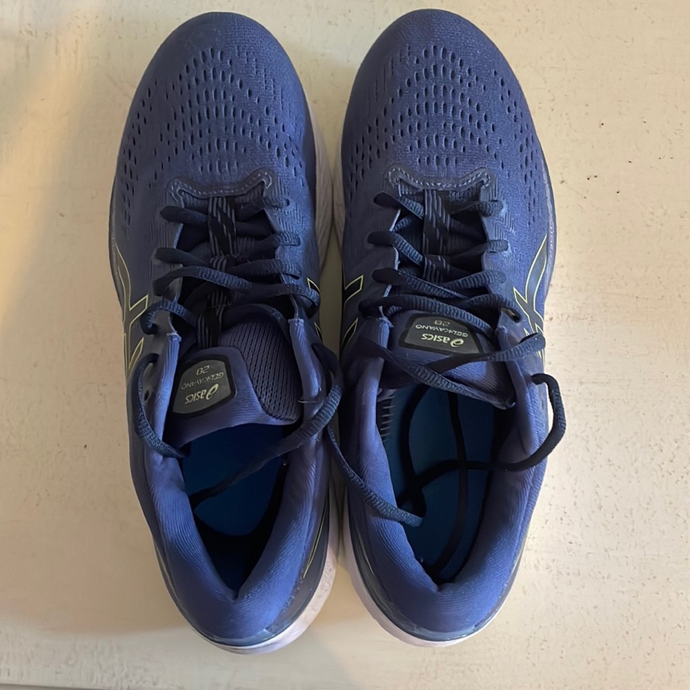 ASICS Gel Kayano. Men’s 8.5, women’s 10.